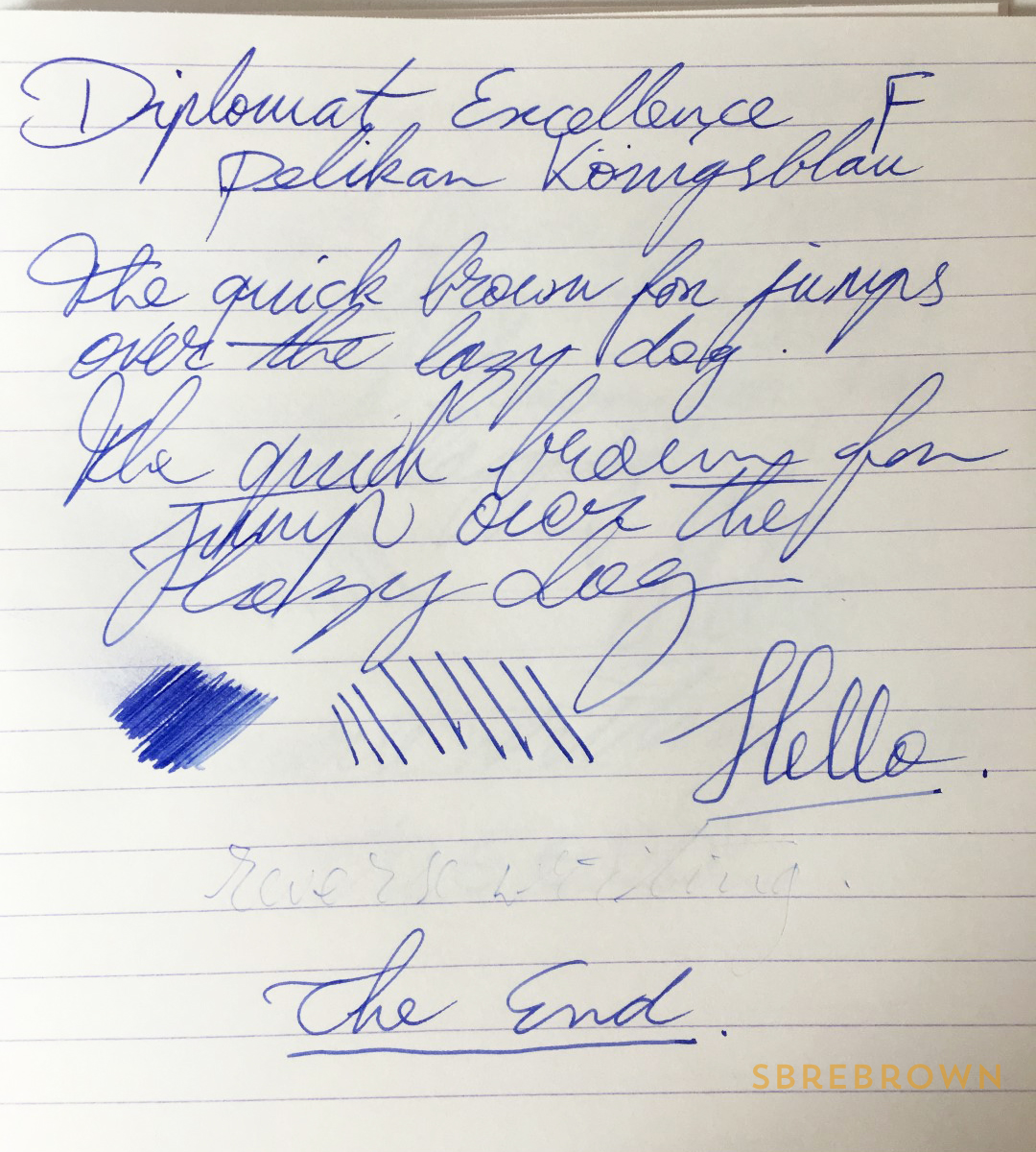 Diplomat Excellence A Evergreen Fountain Pen Review & Giveaway (6)