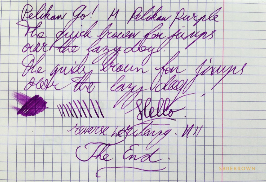 Pelikan Go! Writing Sample