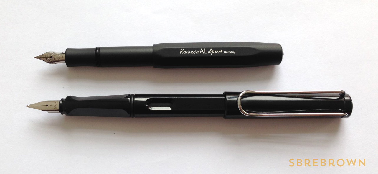 Kaweco AL Sport Fountain Pen 10000096 Broad Point New In Box Black 