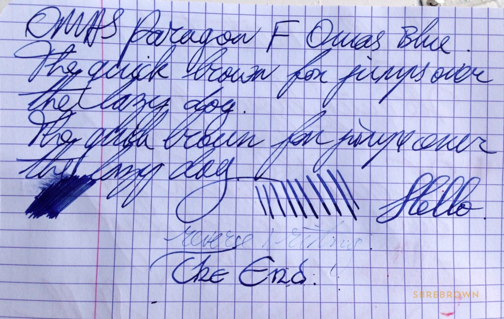 OMAS Paragon Fountain Pen - 18KT Fine (1)