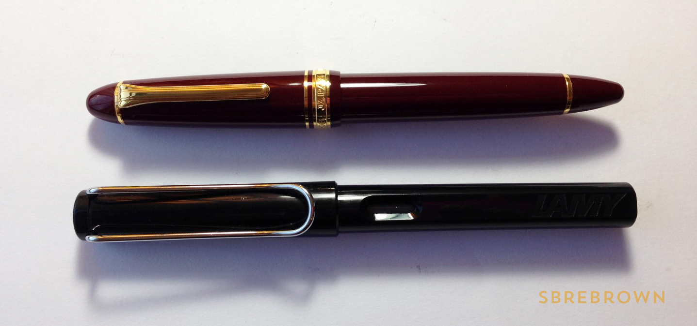 Sailor 1911L Burgundy Naginata Togi M FP Review (3)