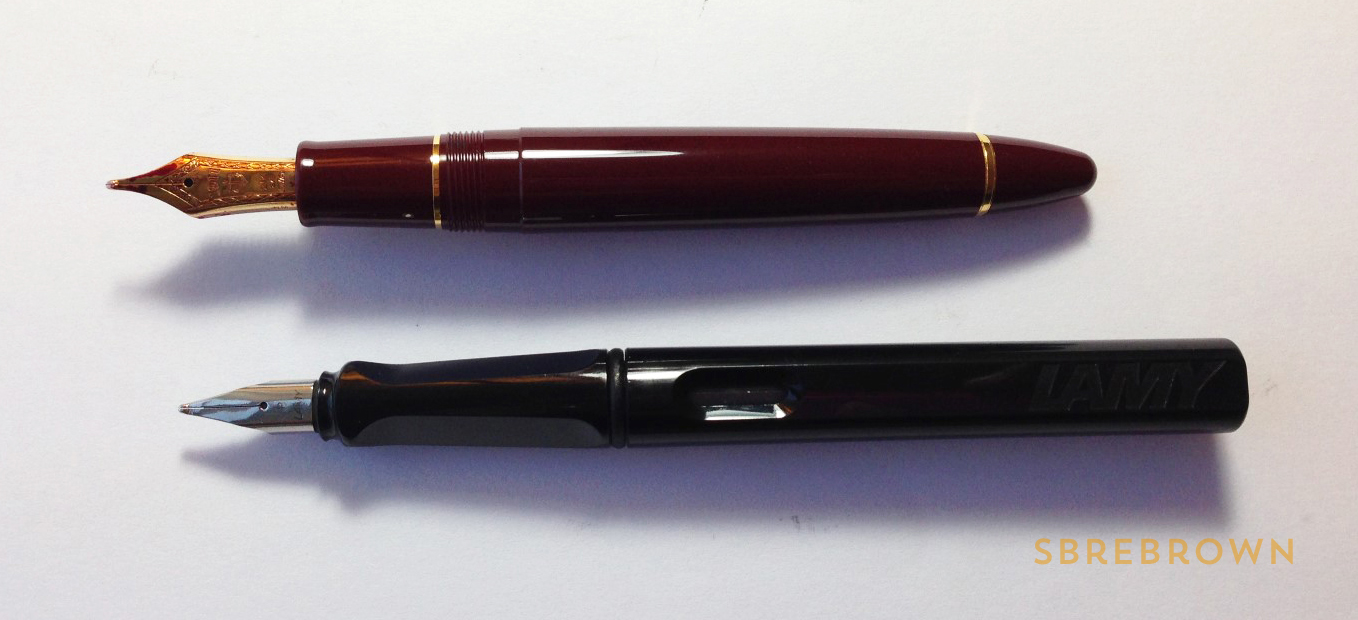 Sailor 1911L Burgundy Naginata Togi M FP Review (4)