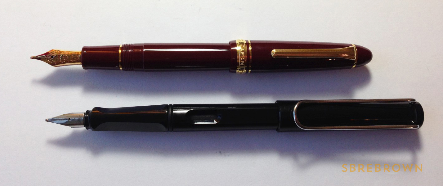 Sailor 1911L Burgundy Naginata Togi M FP Review (5)