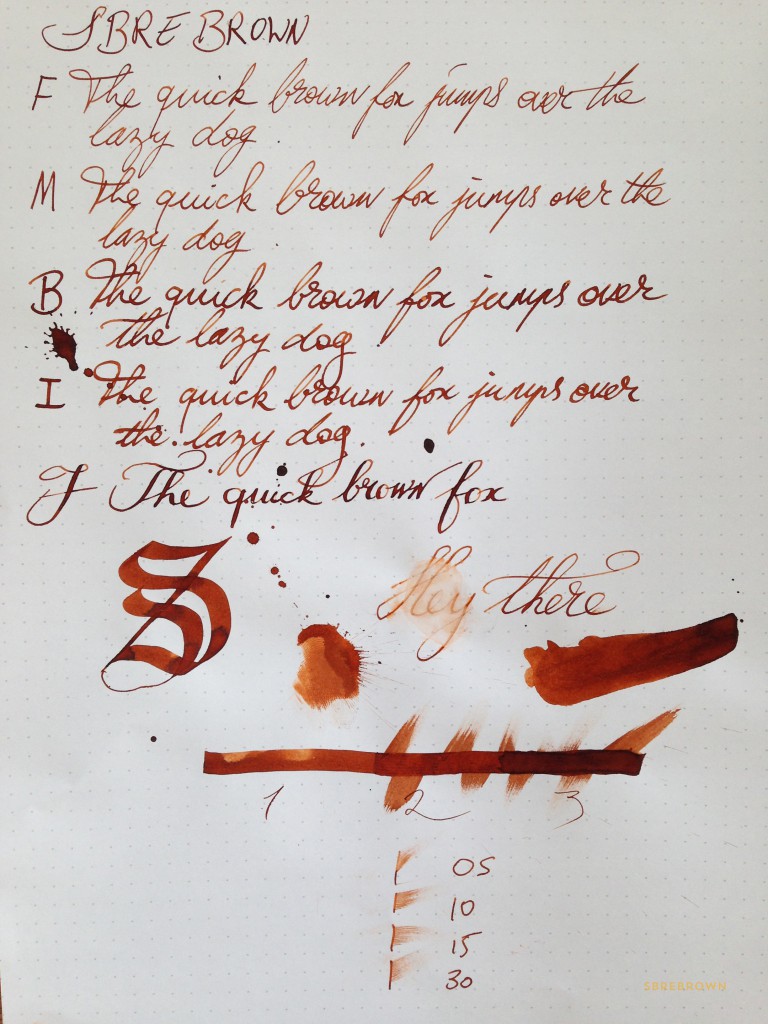 SB. SBREBrown Ink Review (1)