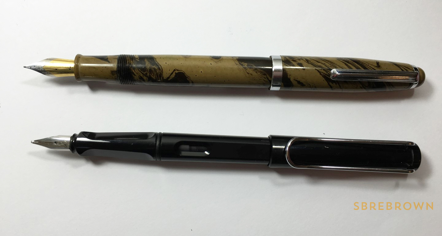 Gama Popular Ebonite Fountain Pen Review - Flex