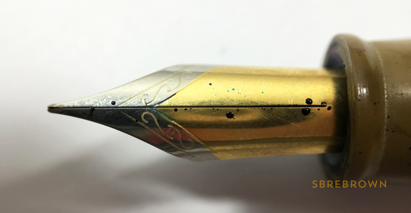 Gama Popular Ebonite Fountain Pen Review - Flex