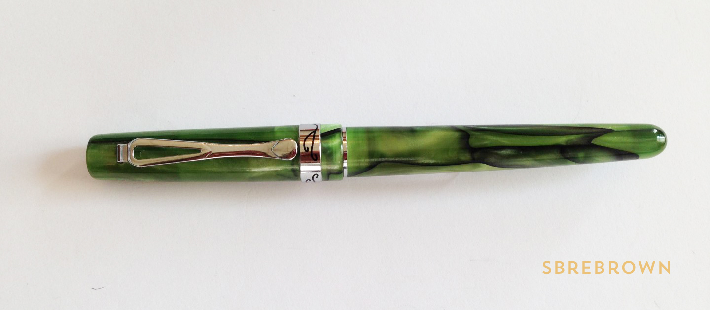 Hua Hong Green Marble Fountain Pen Review (2)