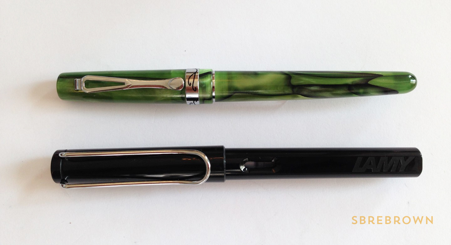 Hua Hong Green Marble Fountain Pen Review (3)
