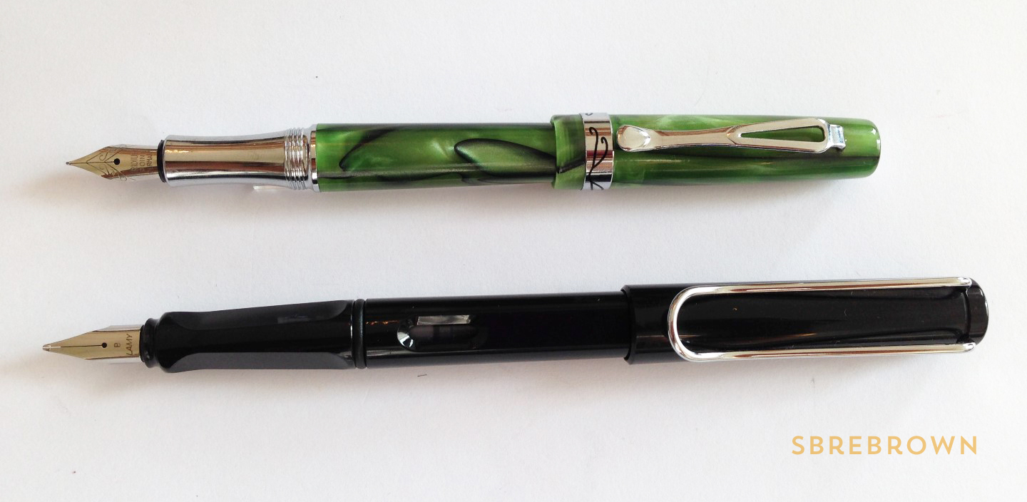 Hua Hong Green Marble Fountain Pen Review (6)