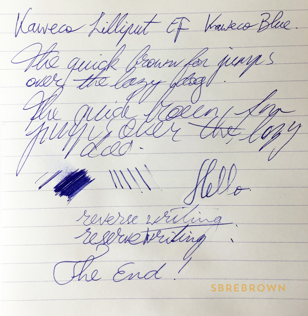 Kaweco Liliput Fireblue Fountain Pen Review