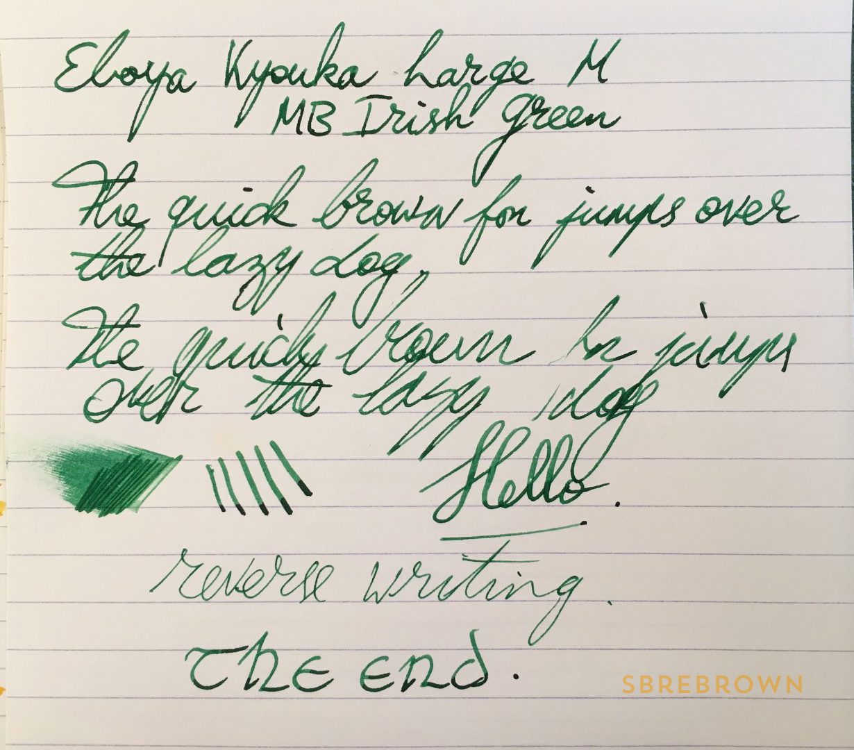 Eboya Kyouka Leafy Wind Large Fountain Pen Review