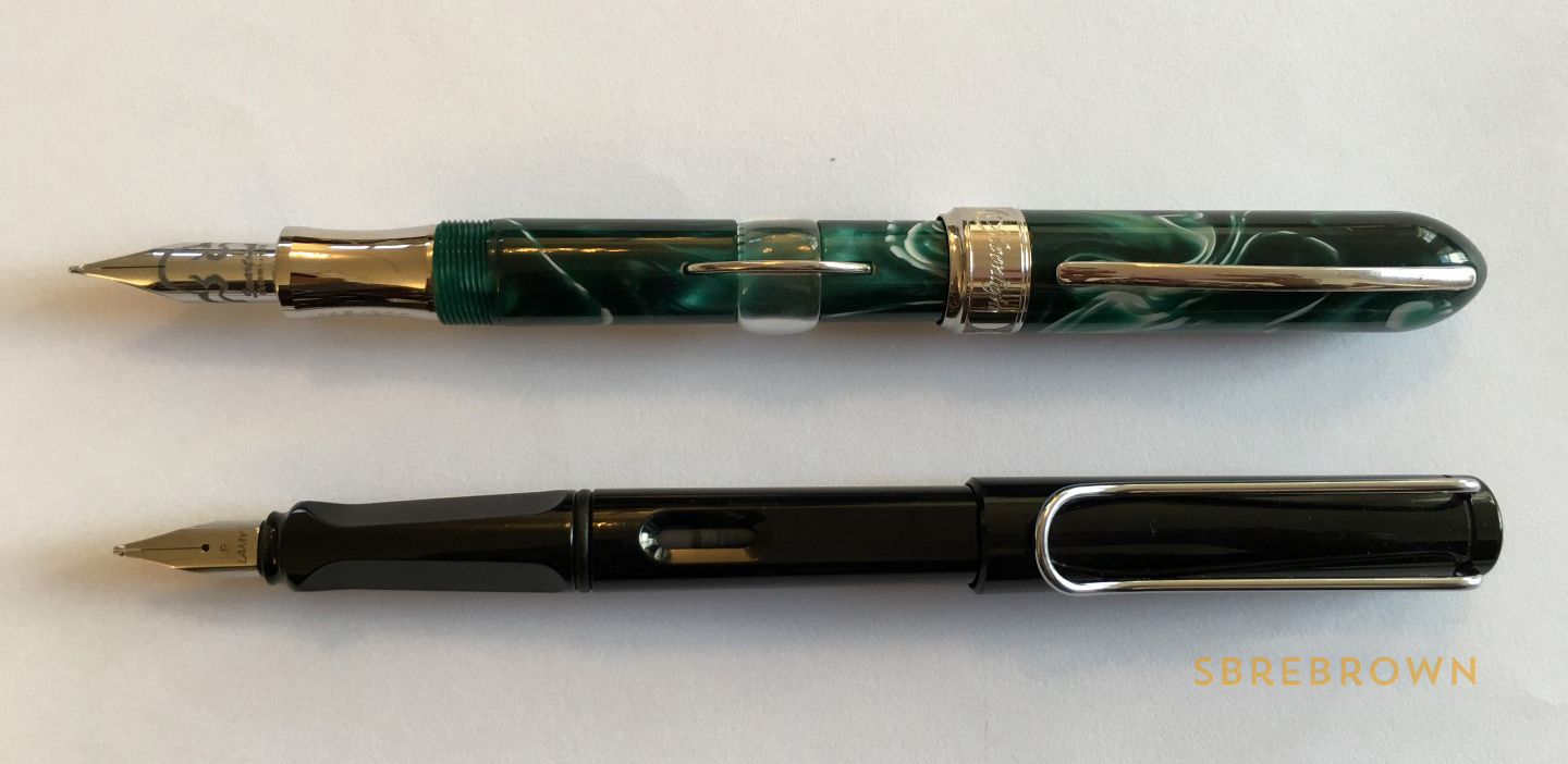 Visconti Moonlight Green Crescent-Filler Fountain Pen Review