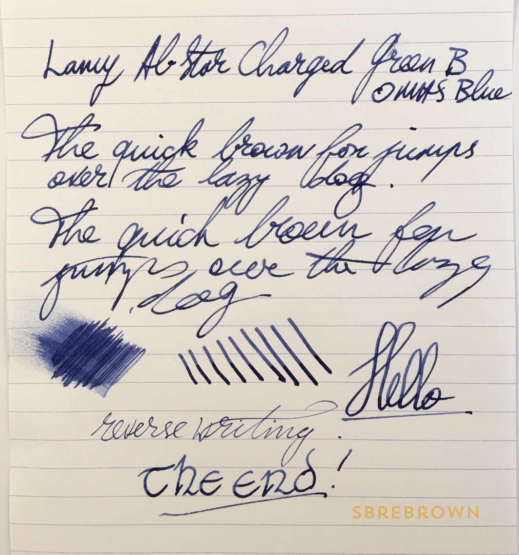 Lamy Al-Star Charged Green Fountain Pen Review