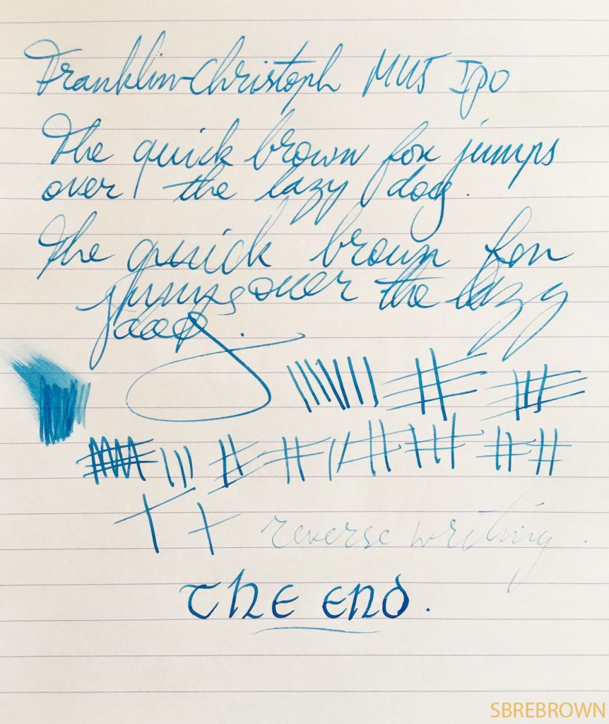 Franklin-Christoph Model 45 IPO SIG Nib Fountain Pen Review