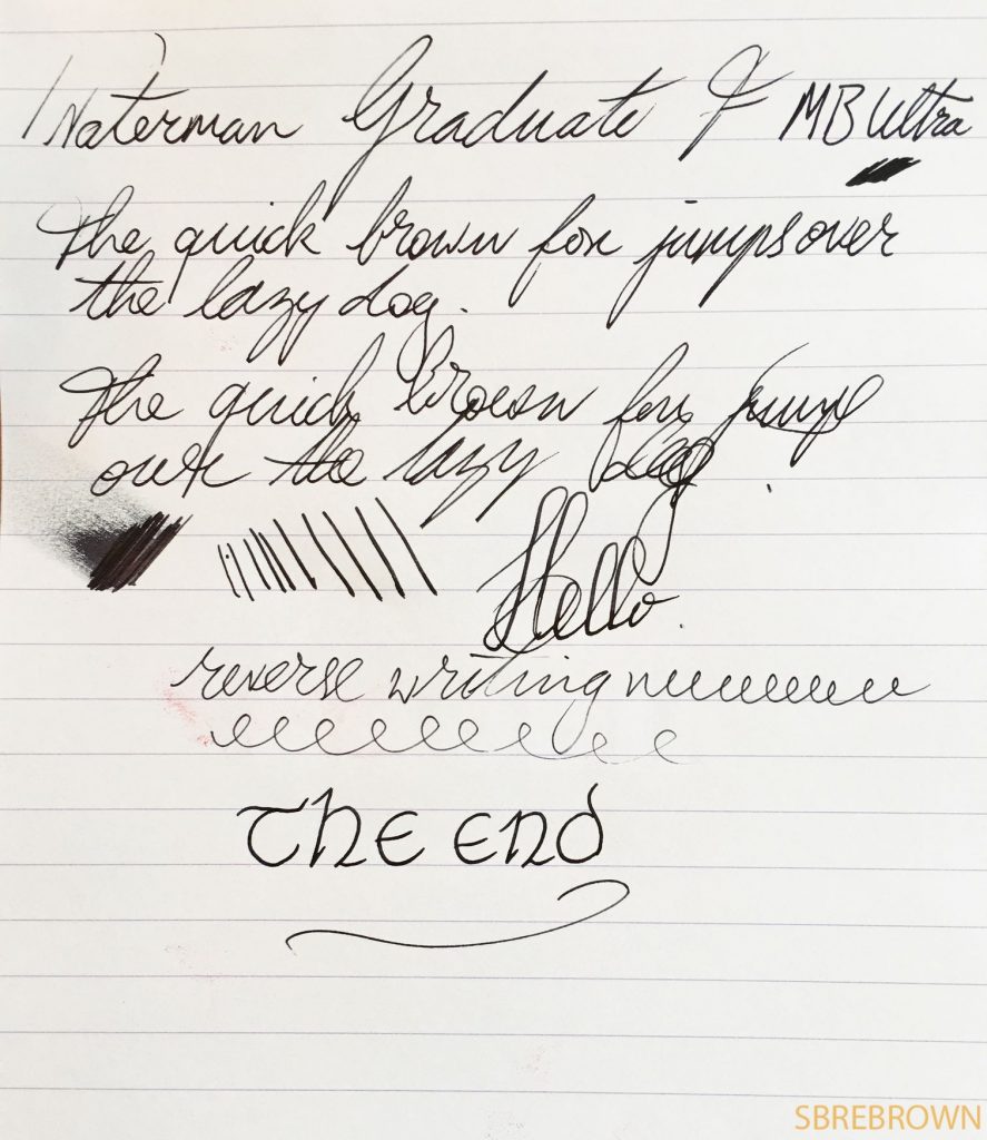 Waterman Graduate Fountain Pen Review