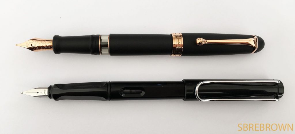 Aurora 88 Black Satin Rose Gold Fountain Pen Review