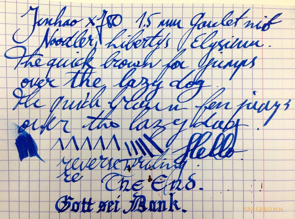 Goulet Pens 1.5 mm Stub Nib Review