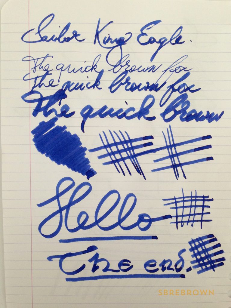 Sailor King of Pen Professional Gear with King Eagle Nib Review