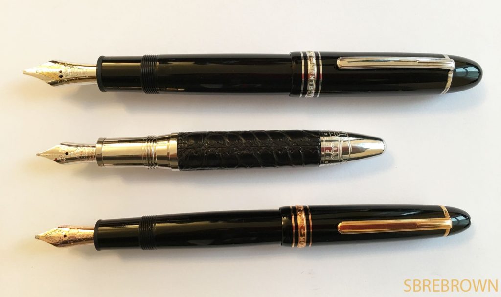 Fountain Pen Shootout Montblanc Meisterstücks 146 vs. 149 vs. Masters for Meisterstück Firenze