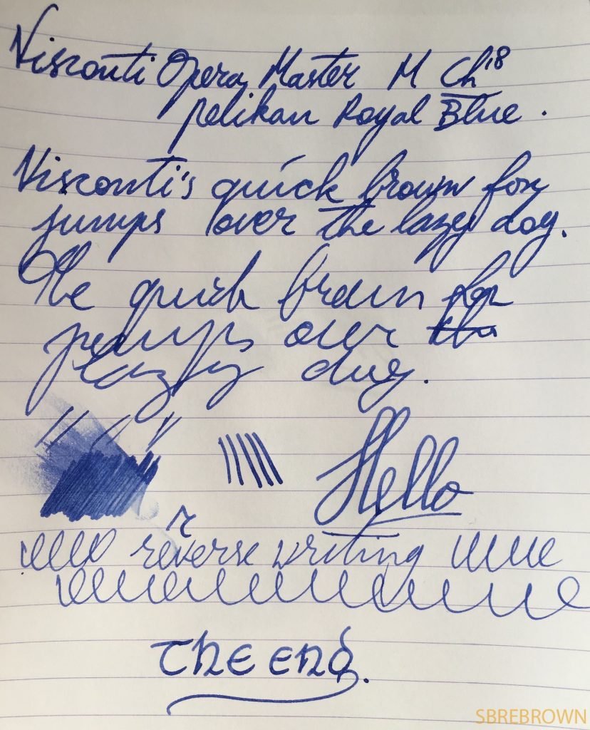 Visconti Opera Master Blue Swirl