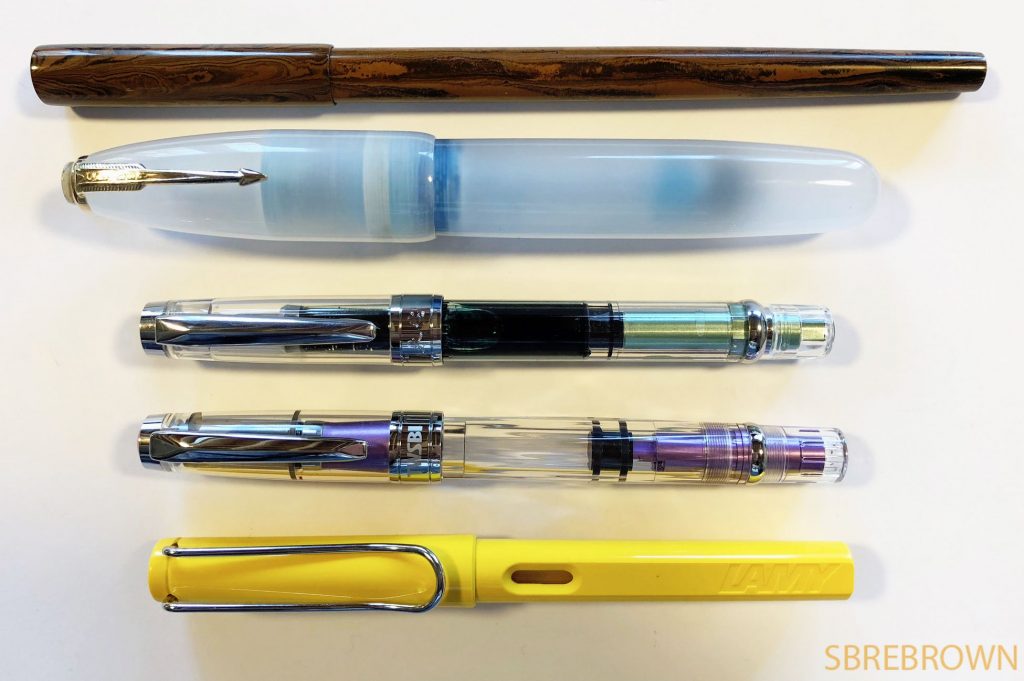 thumbnail image 2 of 2018 Wing Sung 3008 Silver Clip Piston Fountain Pen - Extra Fine EF Nib (0.38mm) 2 of 4