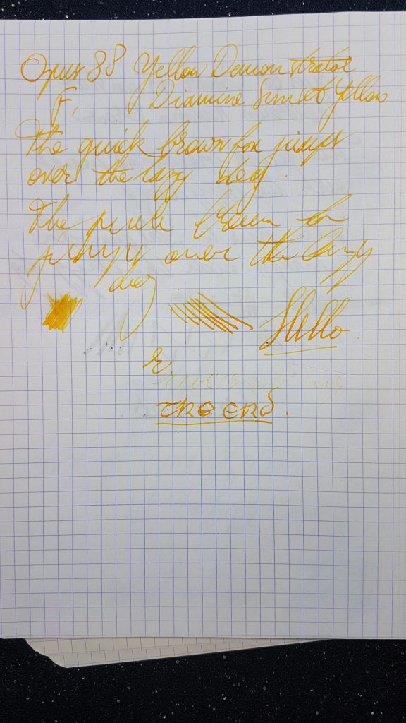 Opus 88 Yellow Demonstrator